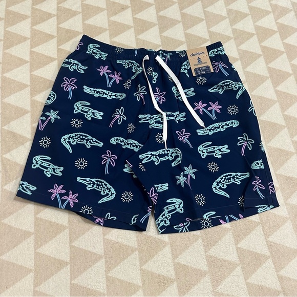 Chubbies Mens Swim Trunks – Mens Swim Shorts with 4-Way Stretch, 7”, UPF 50+ - Picture 2 of 3